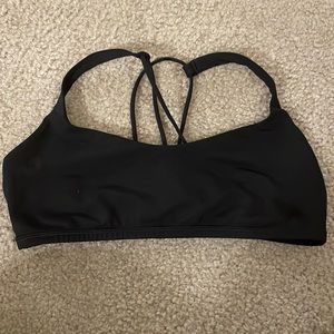 Lululemon Black Sports Bra Size 10